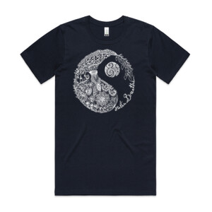 JUST BREATHE MEN'S TEE DARK